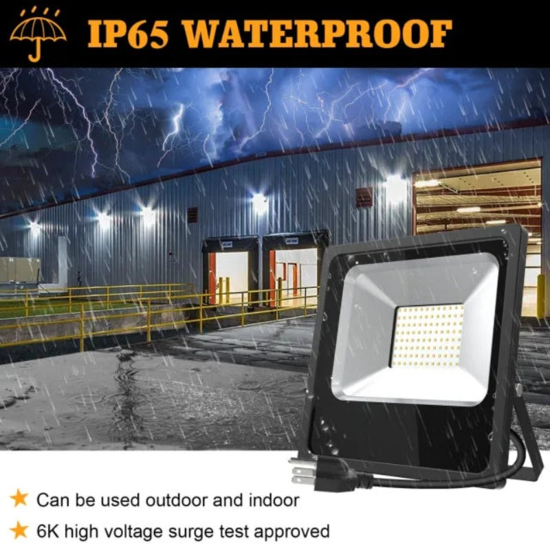 150W LED Flood Light for Outdoor 21000 Lumens 5000K Daylight