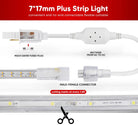 510 Lumen 110V Super Bright LED Strip Lights for Indoor and Outdoor Use - Dimmable, CCT Tunable, Easy to Install