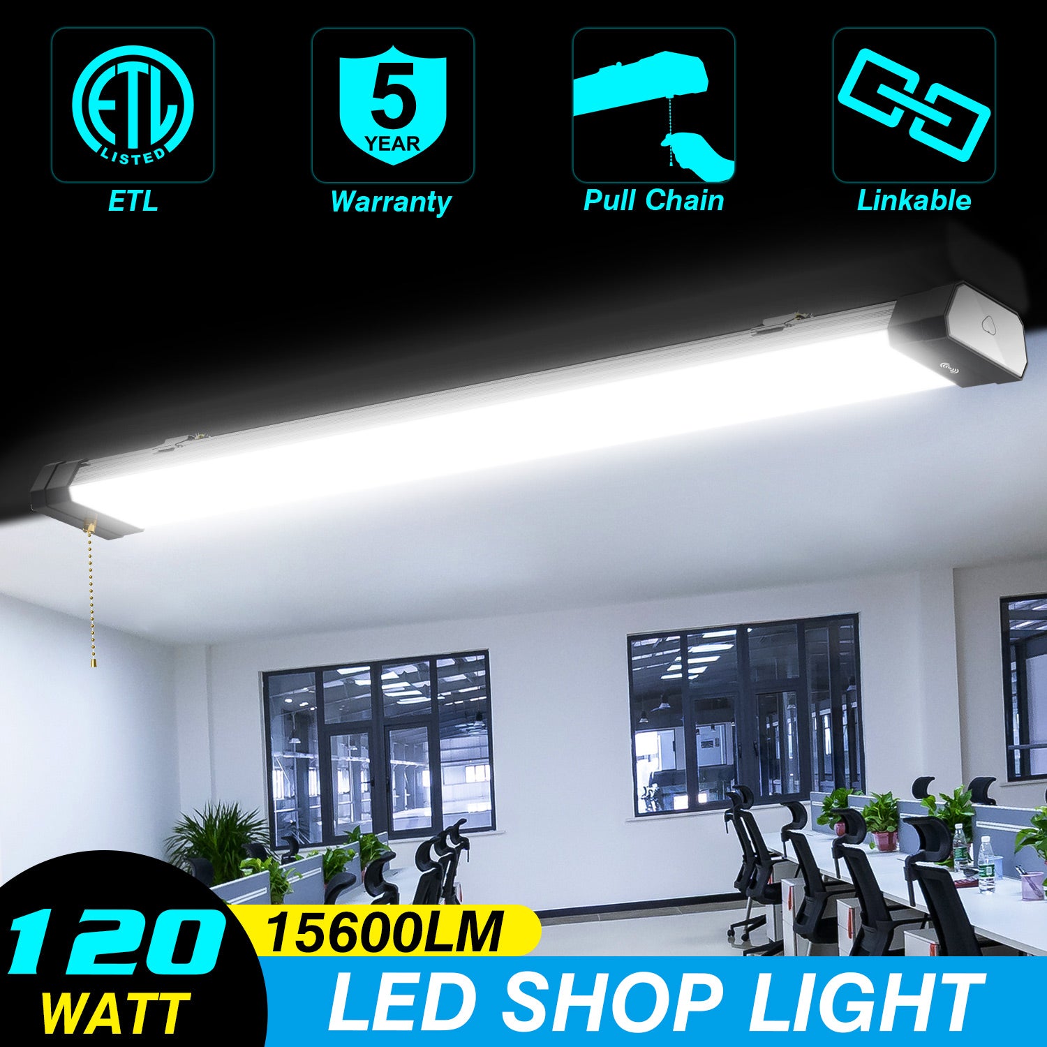 Ceiling mount store led shop lights