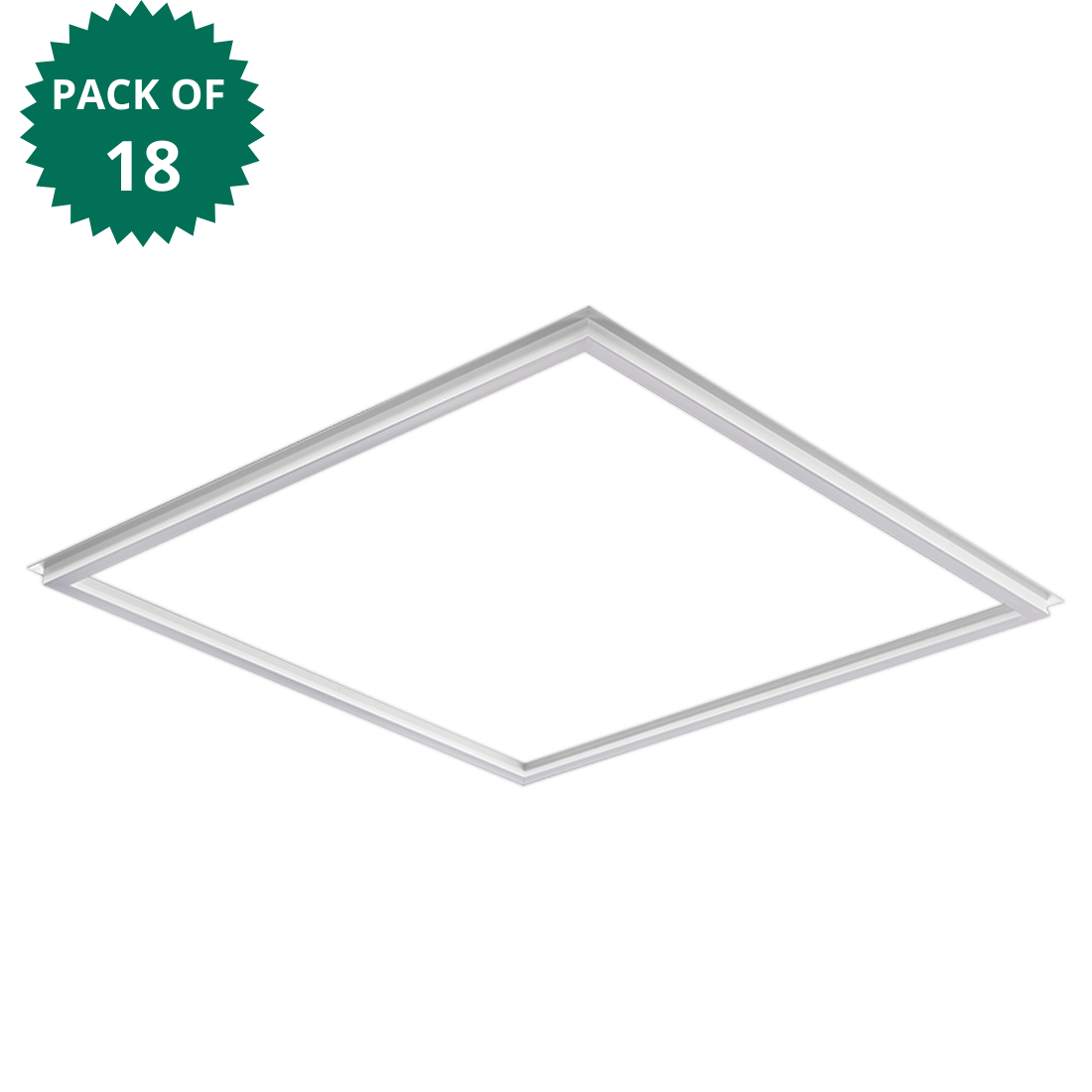 2x2 Ft Grid Frame LED Panel / T-Bar, Selectable Wattage (20W/30W/40W) and CCT (3000K/3500K/4000K/5000K/6500K) with 130LM/Watt - ETL & DLC Listed - Eco LED Lightings 