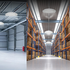 14,000 Lumens - UFO High Bay LED 100 Watt - (4000K- 5000K) CCT Warehouse High Bay Light - NSF Certified - Eco LED Lightings 