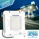 80W/120W/150W Dimmable LED Canopy Light with CCT Selectable 3000K/4000K/5000K - IP65 Rated - Eco LED Lightings 