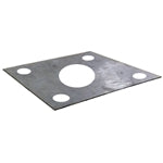 Pre-drilled Screw Position Plate for Light Poles - Simple & Accurate Alignment
