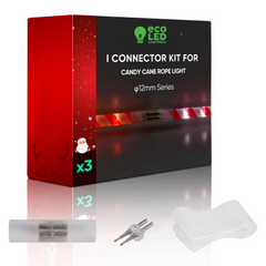 110V LED Rope Light Connector Kit - Connect Candy Cane & Patriotic Lights