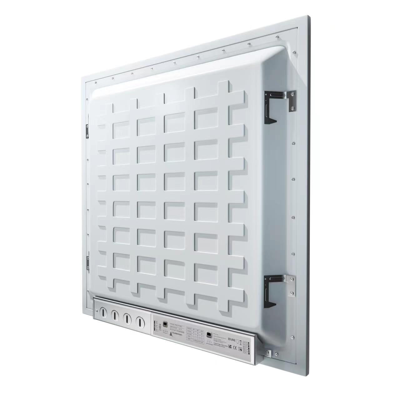 2x2 LED Panel (40W, 6500K) - Dimmable, Backlit, Daylight Glow 5000 Lumens, Recessed Mount, Sleek Design, DLC Certified