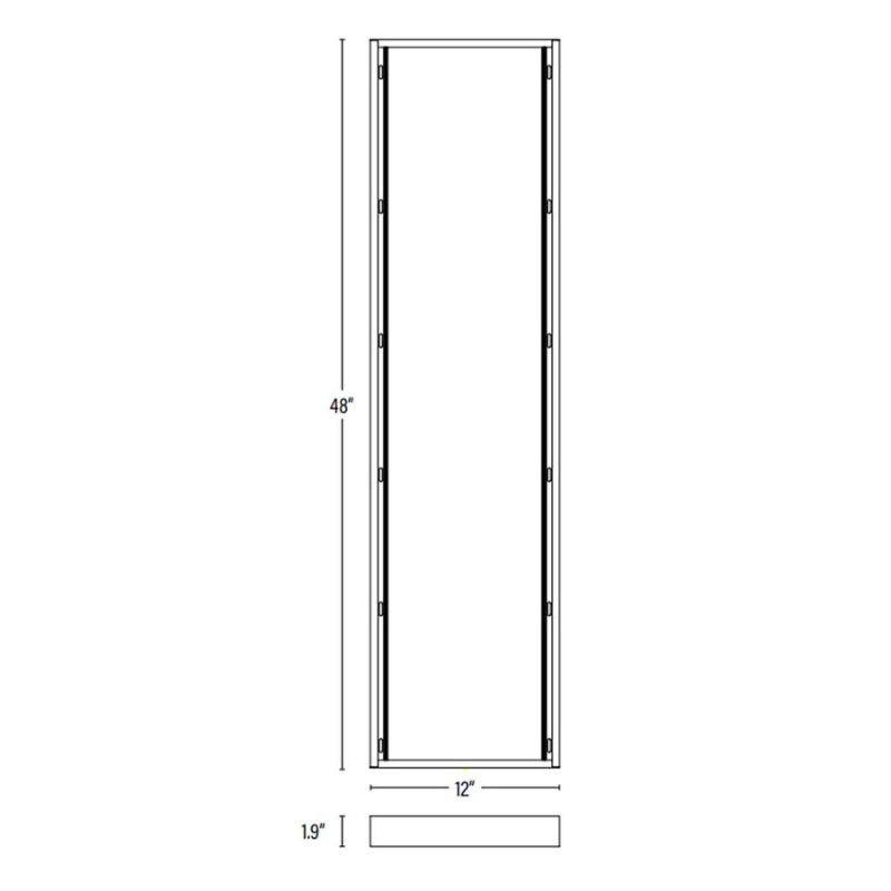 1x4 Surface Mount Kit for LED Panel Light (Pack of 4) - Eco LED Lightings 