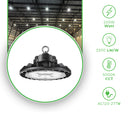 LED High UFO Bay Light - Wattage Selectable (120W/160W/200W) - 5000K CCT - 33000 Lumens - Low UGR - Eco LED Lightings 