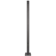 Heavy Duty 3 Inch Light Pole - 10ft Round Steel, Galvanized for Strength (Pack of 4)