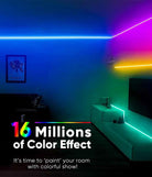 24V Smart RGB LED Neon Rope Light (10.7W/Meter, 120LEDs/Meter) - IP65, Music Sync & Timer, ETL-CE-RoHS Certified - Eco LED Lightings 