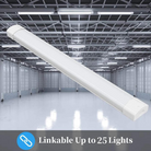 2ft LED Tri-proof Light - 18W, 5000K Daylight, High Lumen Output 1800LM, Flicker-Free, Energy Efficient - Eco LED Lightings 