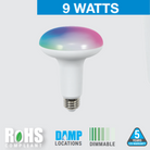 RGBW WIFI BR30 Smart Bulb - 16M Colors - 2000K-5000K Kelvin - Eco LED Lightings 