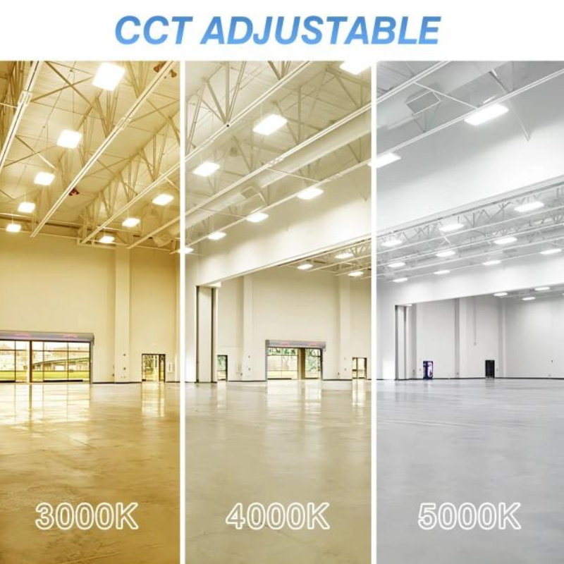1.2ft LED Linear High Bay Lights | Adjustable CCT & Wattage 150W | 3000K-4000K-5000K | 22,500 Lumens Max | Versatile Lighting Solution - Eco LED Lightings 