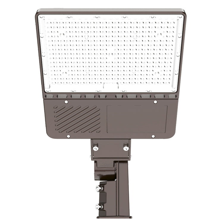 150W LED Shoebox Pole Light with 21,000 Lumens and 5000K Daylight Color Temperature - Ideal for Commercial and Outdoor Lighting - Eco LED Lightings 