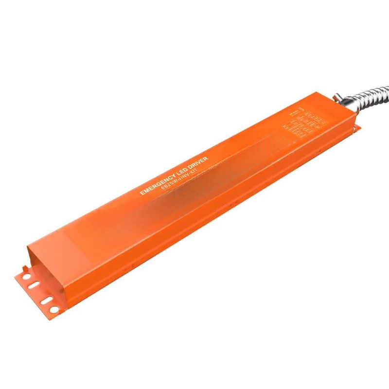 High Voltage 100-347V Linear LED High Bay with LED Emergency Backup - 25 Watt - Eco LED Lightings 