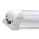 30W 4ft LED Integrated Tube Light- 6500K and 4200 Lumens, Clear Lens V shaped Linkable LED Shop Lights- ETL Listed - Eco LED Lightings 
