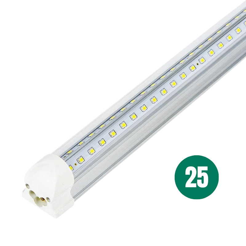 4ft LED Shop Lights - 30W, 6500K, 3600 Lumens, Triac Dimming, Clear Linkable Fixture, Suitable for 100V-277V, ETL and DLC Listed - Eco LED Lightings 