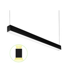 4ft Tunable Up/Down LED Linear Light - Selectable Wattage (30W/40W/50W) & CCT (3500K/4000K/5000K), 6368 Lumens - Black Finish - Eco LED Lightings 