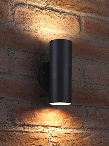 Outdoor LED Up and Down Light with Cylindrical Shape, 36W x 2, 100-277V AC, >80 CRI, IP65 Waterproof - Eco LED Lightings 