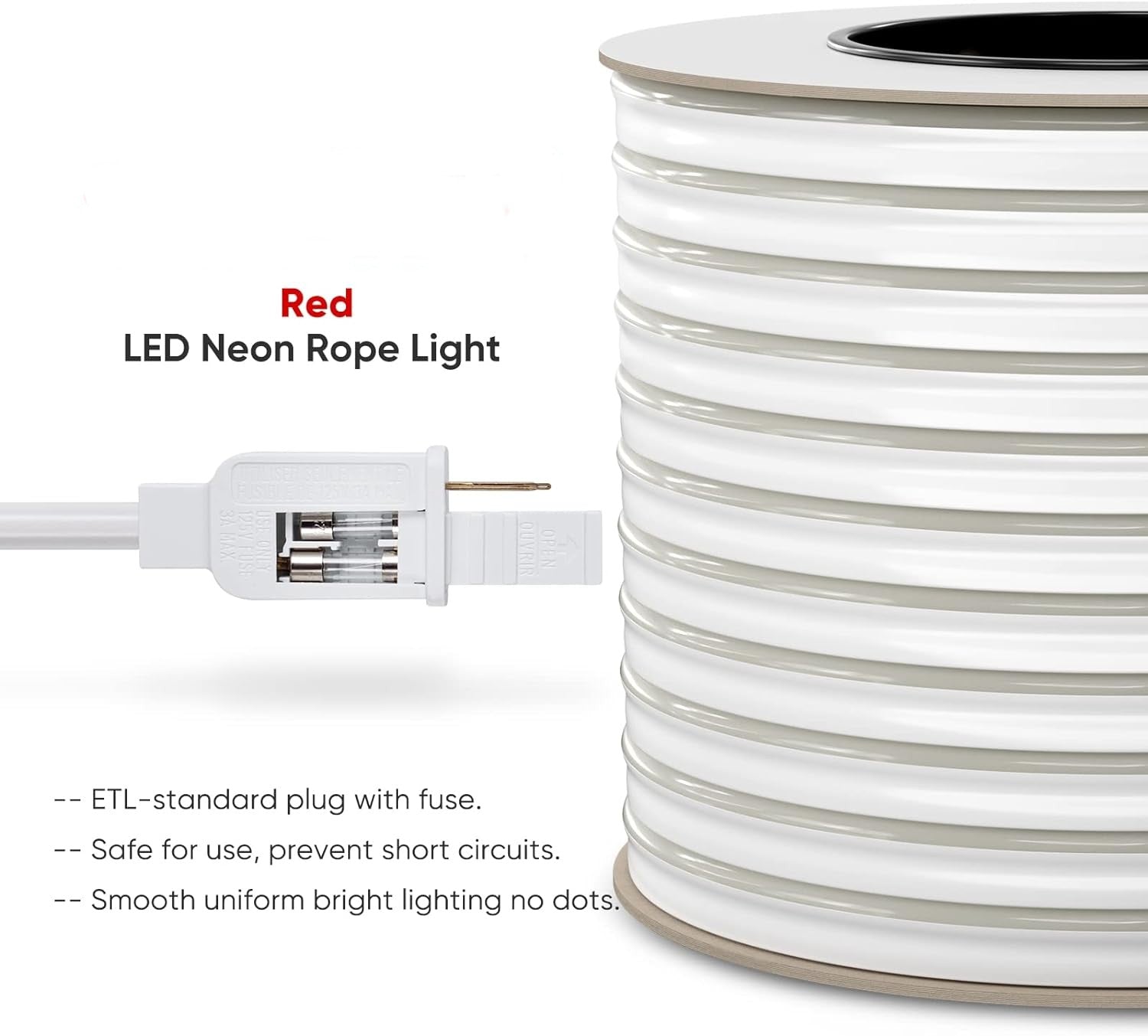 Eco Red LED Neon Light 110V Alternative to Traditional Neon - Eco LED Lightings 