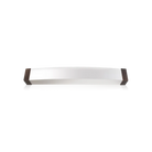 Modern Dark Bronze Vanity Light: 3'/4' Fixture with Clear Frosted Acrylic Shades - Eco LED Lightings 