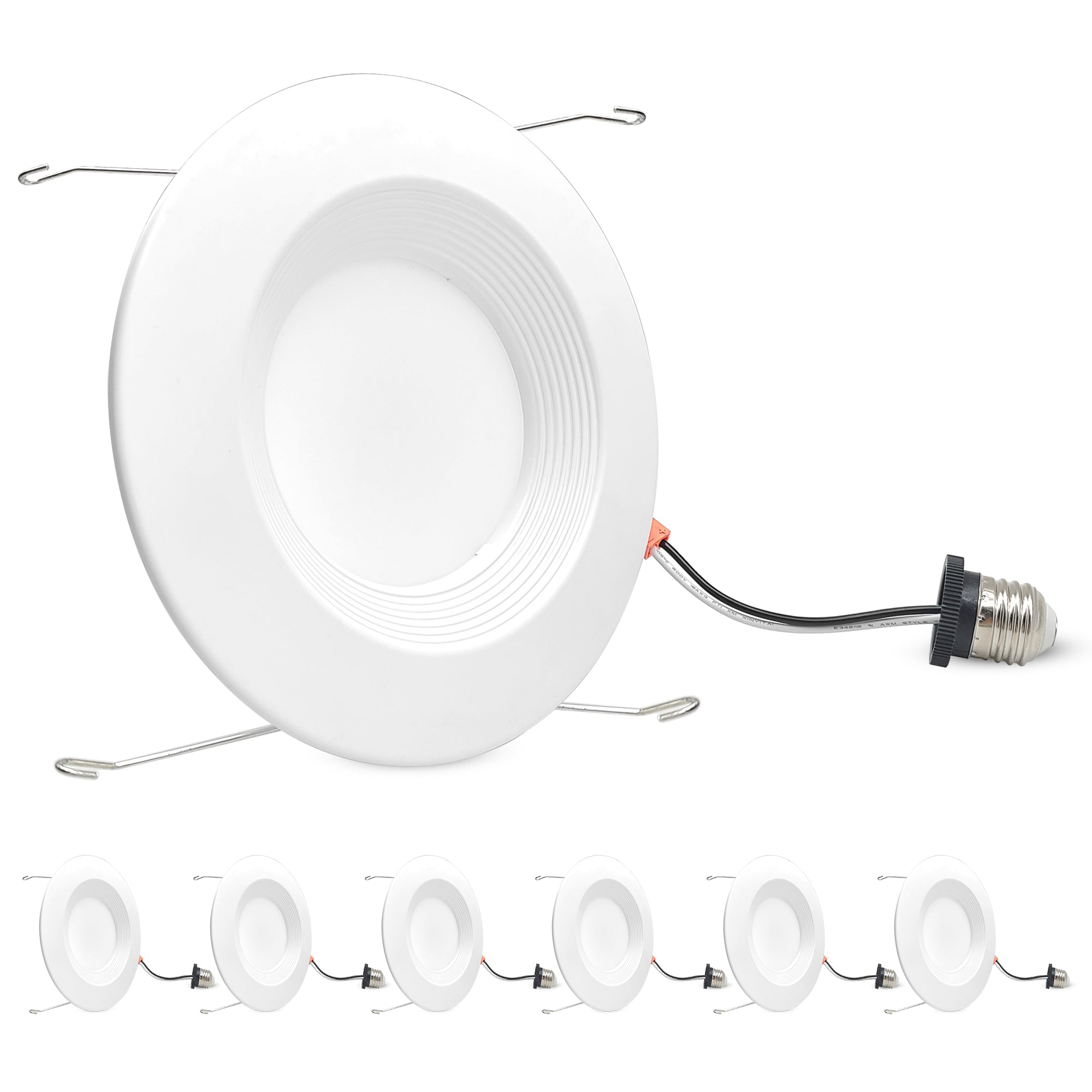 Adjustable LED Baffle Downlights Energy Efficient Versatile