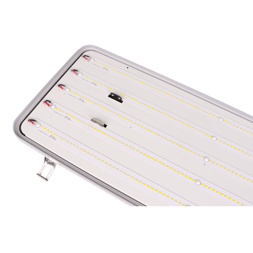 4ft LED Vapor Tight Light - 165W, 5000K, 21,450lm, 0-10V Dimmable, DLC 5.1 & NSF Certified