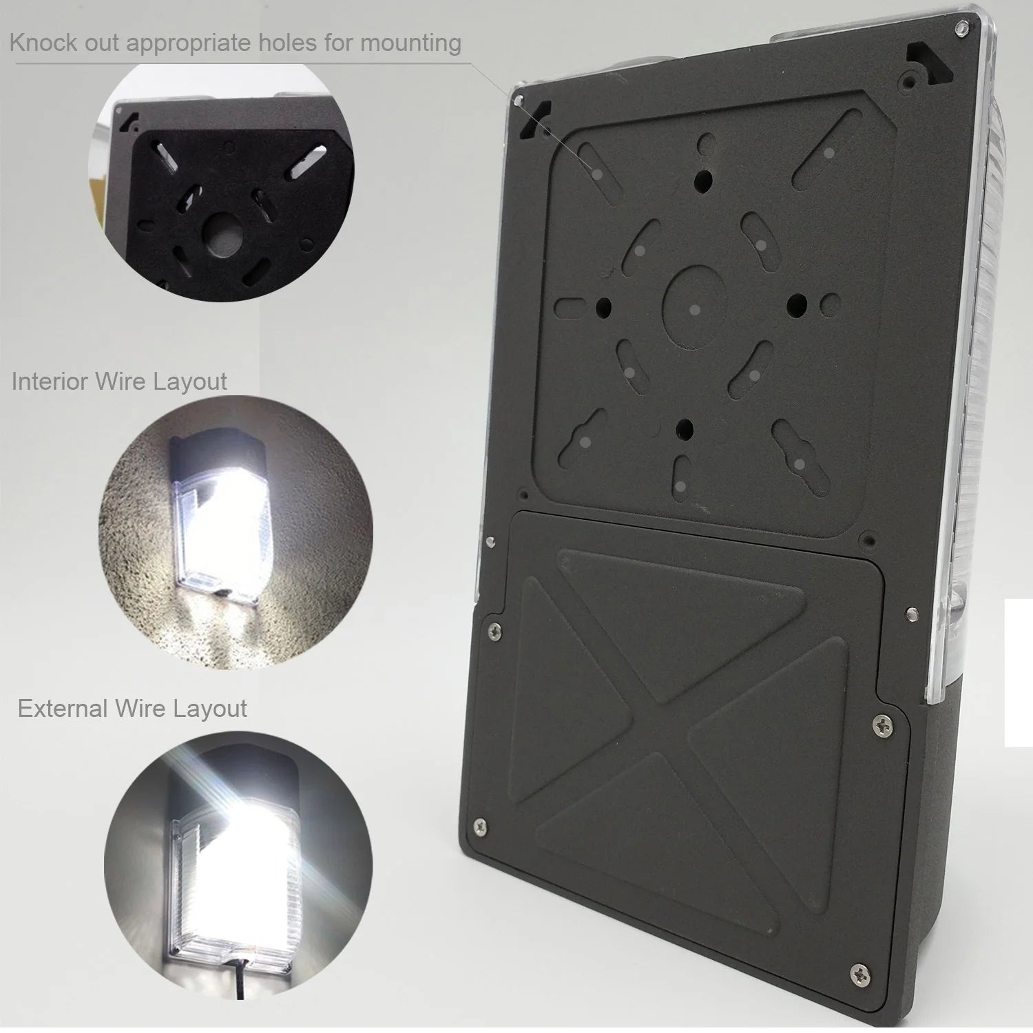 30W LED Mini Wall Pack Light with Photocell, 3,600 Lumens - 5000K - IP65 Rated for Outdoor Use - Eco LED Lightings 