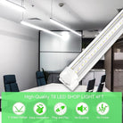 4ft LED Shop Lights - 30W, 6500K, 3600 Lumens, Triac Dimming, Clear Linkable Fixture, Suitable for 100V-277V, ETL and DLC Listed - Eco LED Lightings 