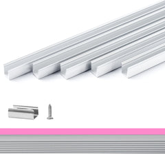 3.3FT Aluminum Channel Track for 12V/24V Silicone Neon LED Strip Lights