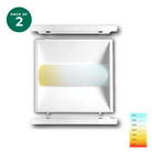 2x2 Tunable LED Troffer Retrofit Kit - UL & DLC Listed, 0-10V Dimming, Wattage and CCT Tunable LED Office Lighting Solution