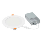 6 Inch 12W LED Slim Panel Lights with 5CCT Selectable, Dimmable, and ETL Listed LED Down Light with Junction Box