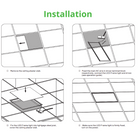 2x4 Grid Frame/T-bar LED Panel Light, Selectable Wattage(30W-40W-50W), 6500 Lumens, Selectable CCT(3000K-4000K-5000K), 0-10V Dimmable, ETL & DLC Listed - Eco LED Lightings 