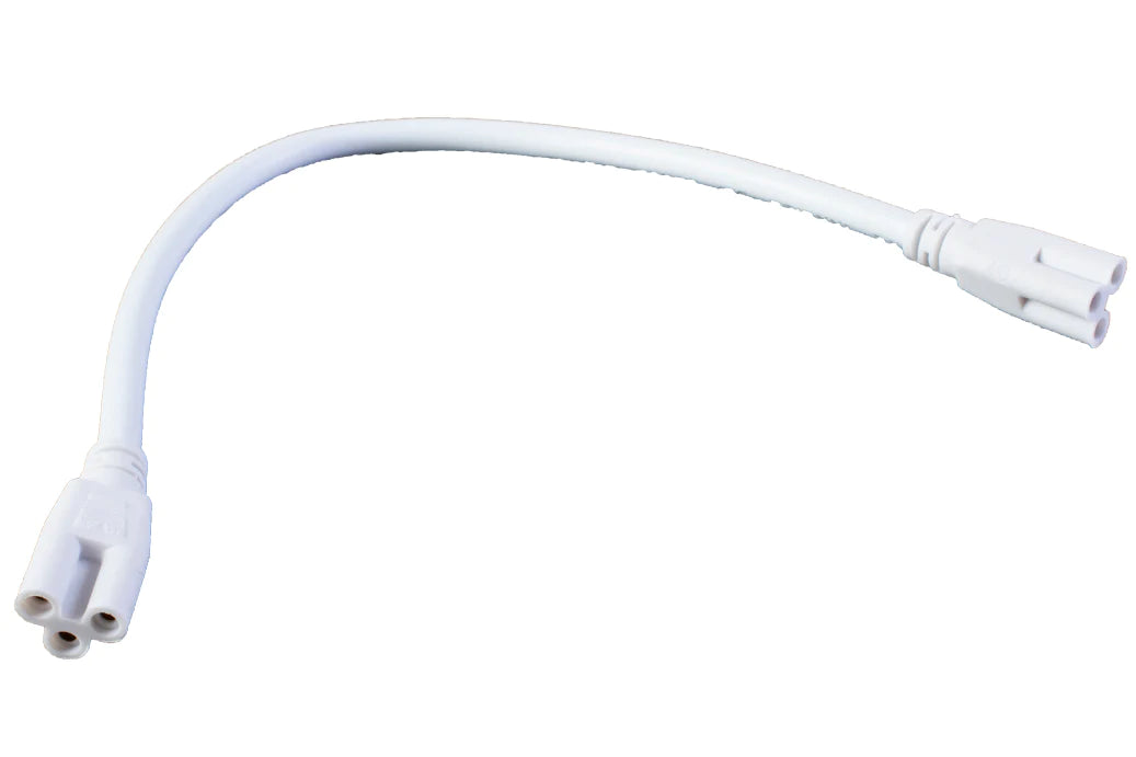 8 Inch Connecting Cables - Double Male Connector for T8 Integrated Tube Lights - Eco LED Lightings 