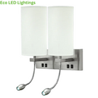 Contemporary Double Headboard Light - Brushed Nickel Finish | Energy-Efficient LED | UL Listed | 5-Year Warranty - Eco LED Lightings 