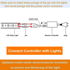 LED Dimmer for ProSelect Strip - 110V 6x10mm LEDs - LED Strip Light Controller - Eco LED Lightings 