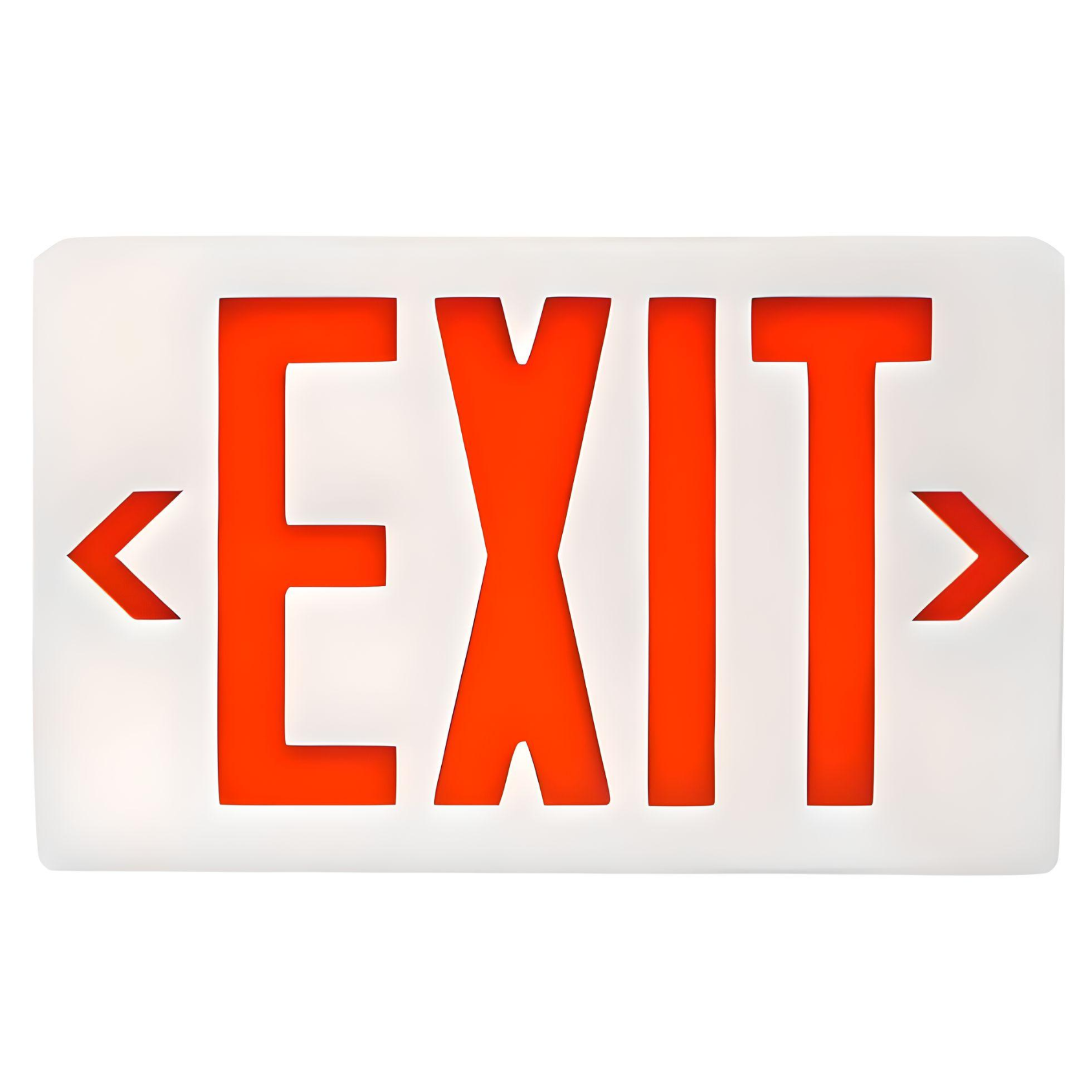 LED Emergency Exit Sign with Lights - 90-Minute Battery Backup - Eco LED Lightings 
