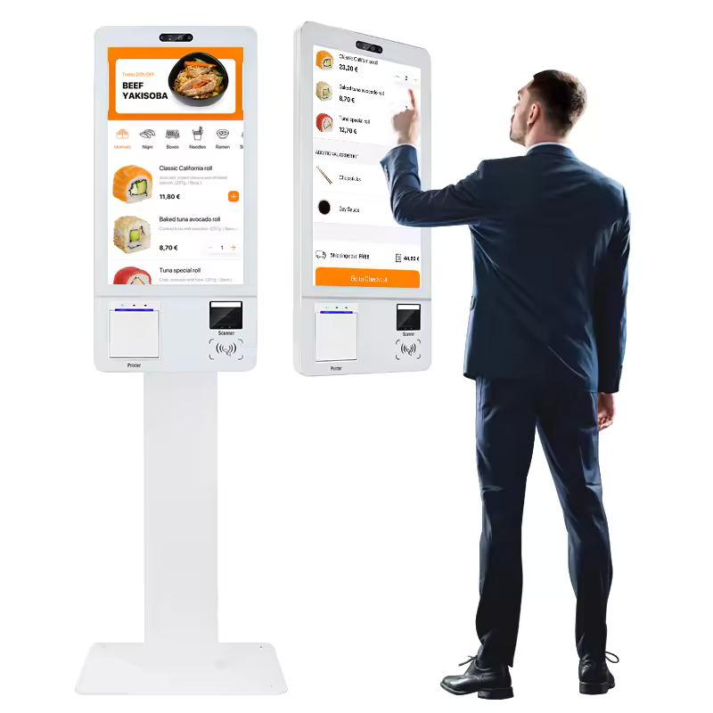 24-Inch Floor Stand Payment Kiosk - Eco LED Lightings 