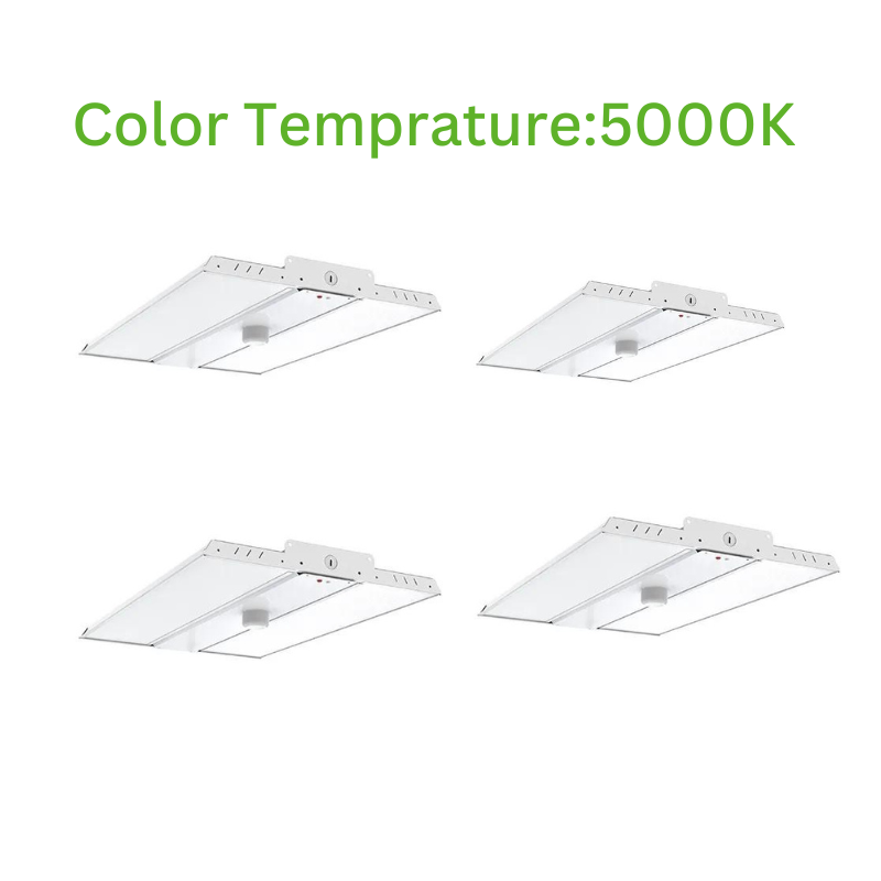 1x2FT 85W LED Linear High Bay Shop Light Fixture | Ultra-Efficient 165LM/W, 4000K/5000K, Warehouse Lighting | DLC 5.1 Premium - Eco LED Lightings 