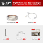 110V 6000K Cool White LED Strip Light - Eco Strip 331 Lumens - Ideal for Indoor and Outdoor Use