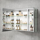 30x26 Inch Medicine Mirror Cabinet - Sleek Design, Ample Storage Space and Convenient Installation Options - Eco LED Lightings 