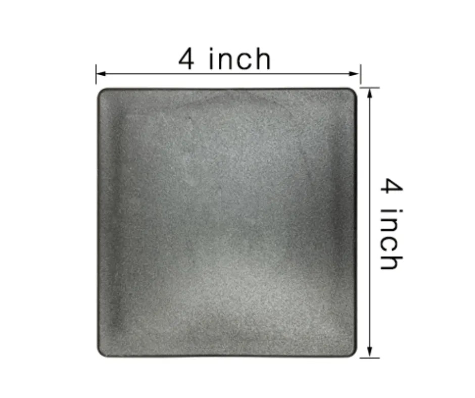 4 Inch Square Light Pole Rainproof Cover | Heavy Duty & Waterproof Protection - Eco LED Lightings 