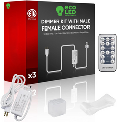5FT Dimmer Kit for 120V LED Strip Lights - Compatible with Eco Neon, Eco Strip, Lite Strip & Plus Strip