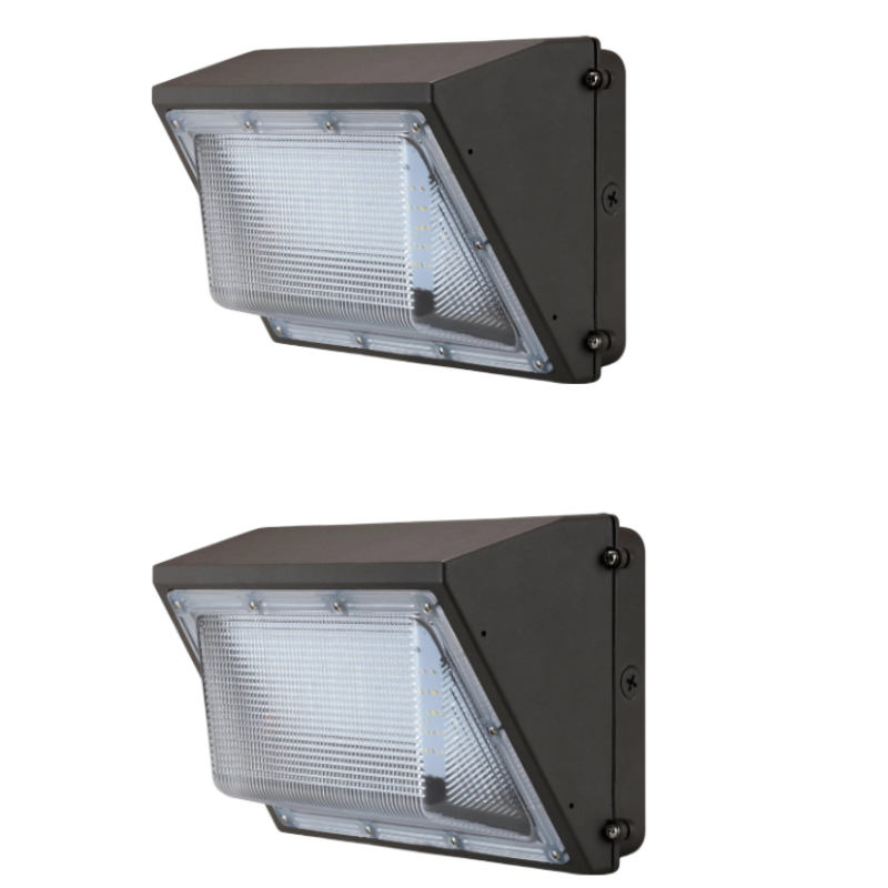 Powerful and Versatile Wallpack Lights: CCT and Power Tunable - 60W/80W/100W-- UL & DLC Listed - With Photocell - Eco LED Lightings 