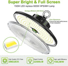 150W High Voltage LED High Bay Light - 22,500lm Dimmable (0-10V), 5000K, IP65 Waterproof - Eco LED Lightings 