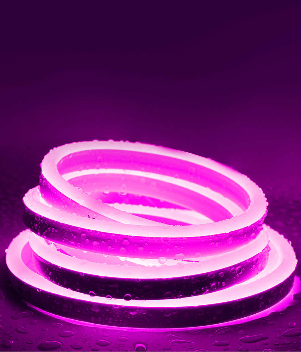 110V Pink LED Neon Rope Lights: Dimmable, 70ft+ Options Shop Now! – Eco LED  Lightings
