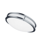 LED Flush Mount Lights - Color Changing Function, 3 Variations (12", 14", 16"), Tunable (3000K/4000K/5000K), High Quality 2835 LED Chips, Brushed Nickel Finish, Opal Acrylic Diffuser, ETL Listed for Safety and Quality (16W/1100lm, 21W/1500lm, 26W/1820lm) - Eco LED Lightings 