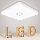 Versatile and Efficient 12.5 Inch Square LED Flush Mount Ceiling Lights - 24W, 2050LM, 5000K, and AC100-277V for Modern and Bright Lighting Solutions - Eco LED Lightings 