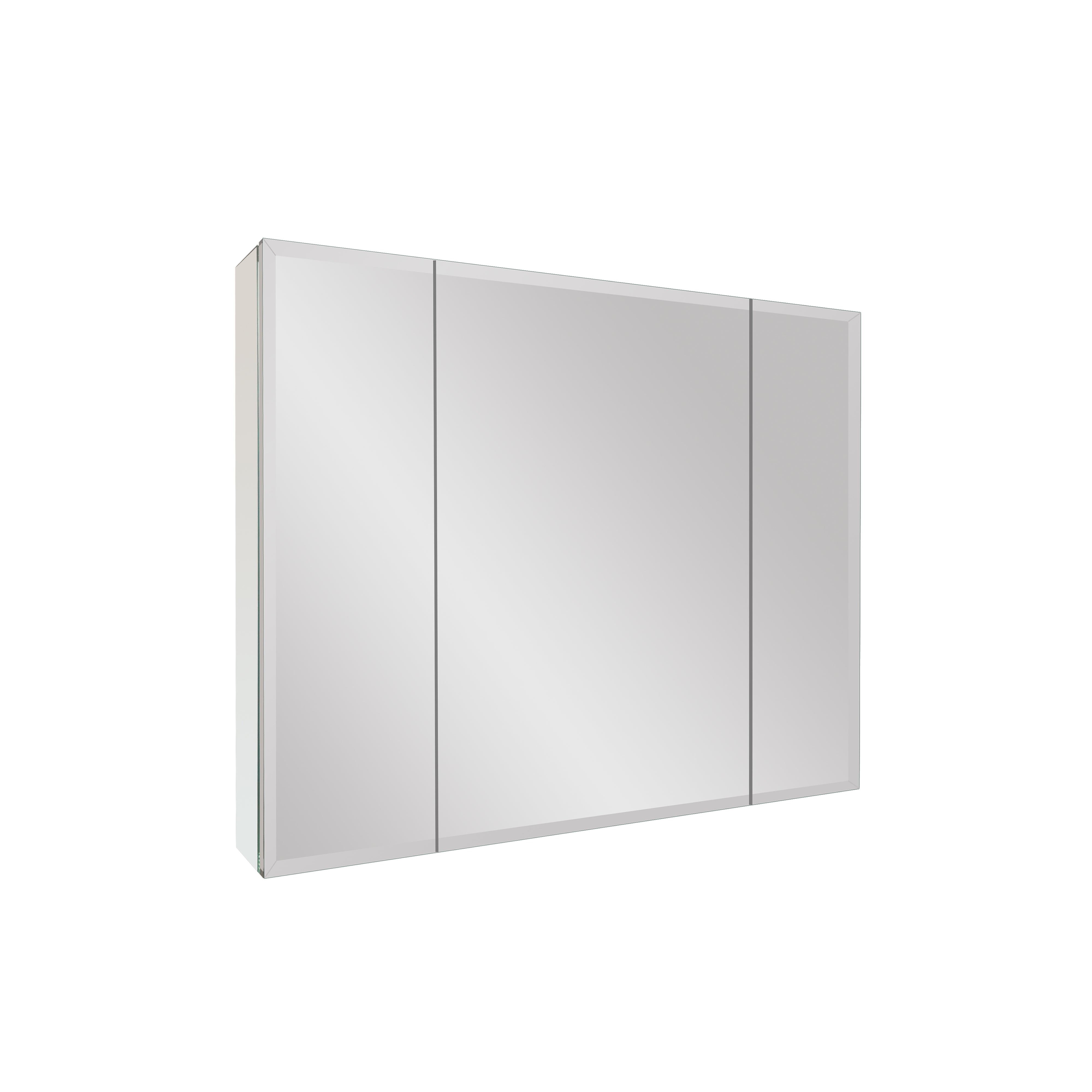 Maximize Your Storage Space with our Aluminum and Silver 36x26 Inch Medicine Mirror Cabinet - Available in 2 and 3 Door Options - Eco LED Lightings 