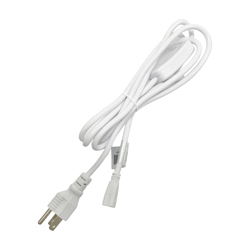 6 Inch Power Cord For LED Integrated Tube - Eco LED Lightings 