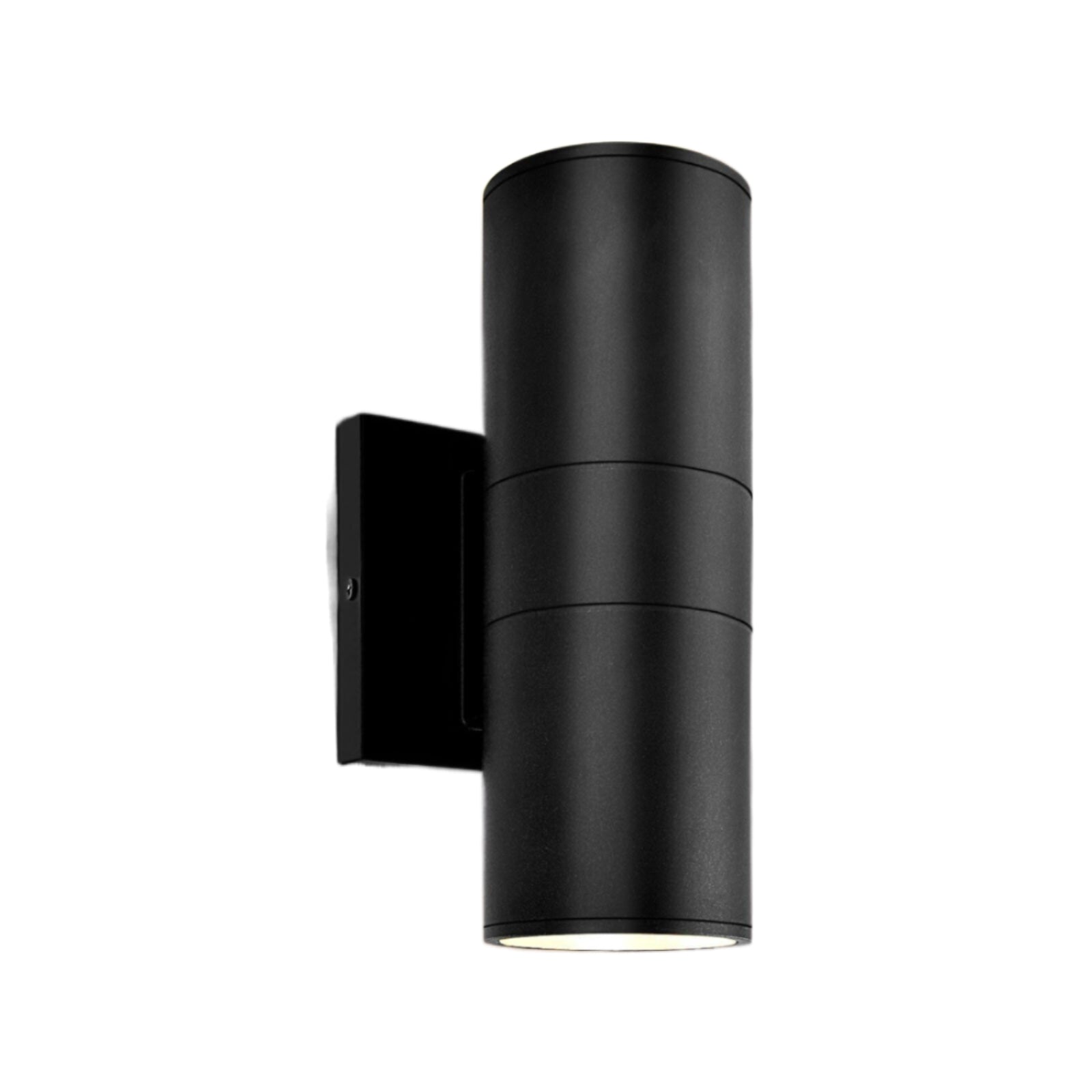 Outdoor LED Up and Down Light with Cylindrical Shape, 36W x 2, 100-277V AC, >80 CRI, IP65 Waterproof - Eco LED Lightings 